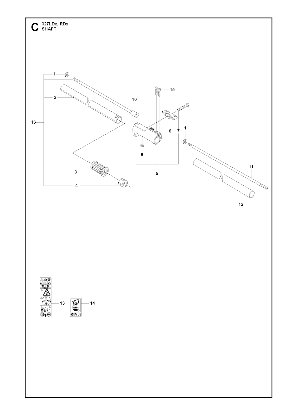 Explosionszeichnung Ersatzteile