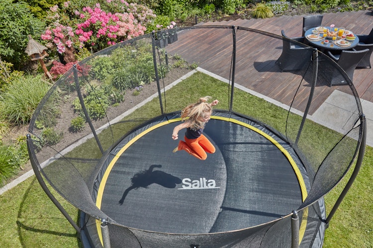 Salta Trampolin Comfort Edition Ground mit Sicherheitsnetz