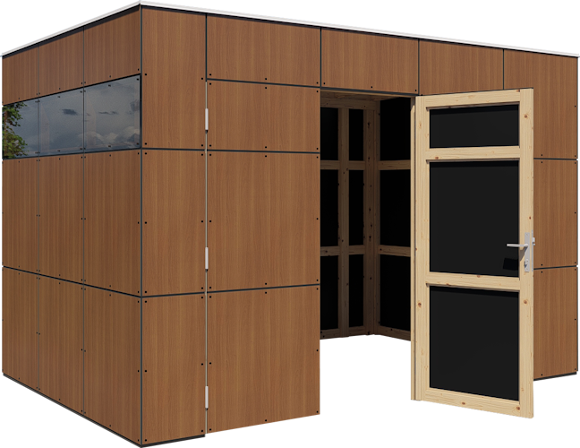 Bertilo Gartenhaus HPL 2 - 6 mm