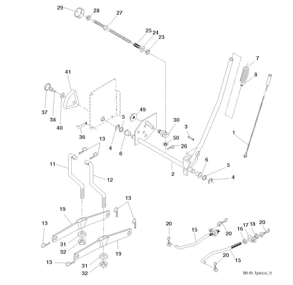Explosionszeichnung Ersatzteile