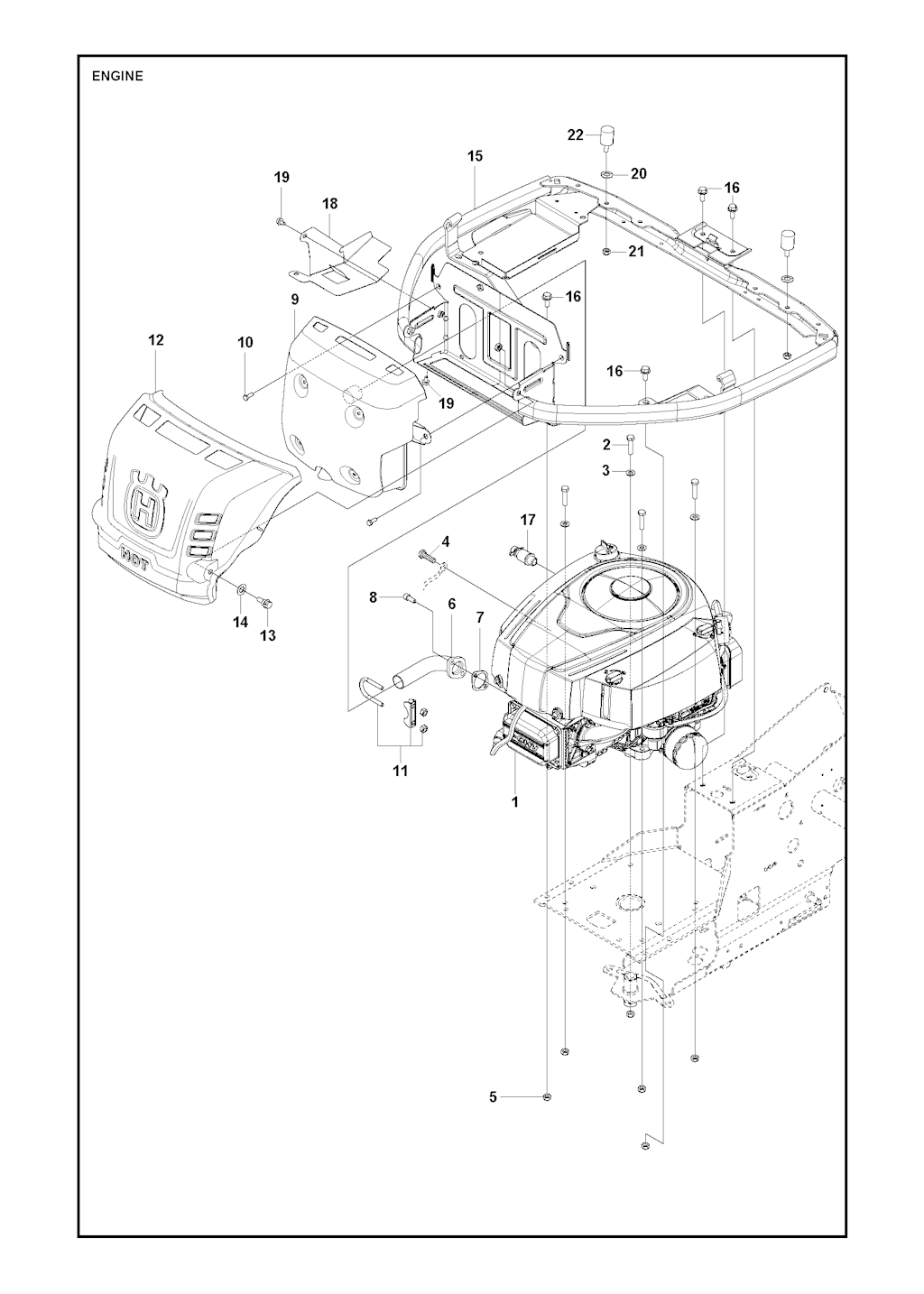 Explosionszeichnung Ersatzteile
