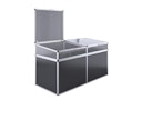 Vorschaubild KGT Frühbeet Aufsatz für Aluminium Hochbeet 210 Profile pressblank (B2,05 x T0,91 x H0,77 m - 1185 l)
