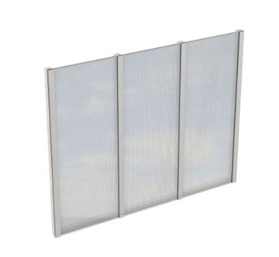 Skan Holz Seitenwände aus Polycarbonat für Terrassendach (freistehend)