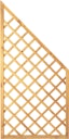 Vorschaubild T&J DIAGONAL Rankzaun Ecke 10 x 10 cm 90 x 180/90 cm