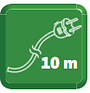 Mit einer KabellÃÂÃÂ¤nge von 10 Meter