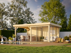 Palmako Gartenhaus Connect Lenna 16,6 m² Set 406 Slide