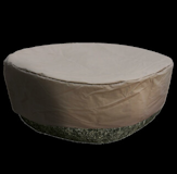 Gardenforma Ersatz-Wetterschutzhaube für Gasbrenner aus Kanevas Textil passend für Feuerstellen Dukono und ManchesterZubehörbild