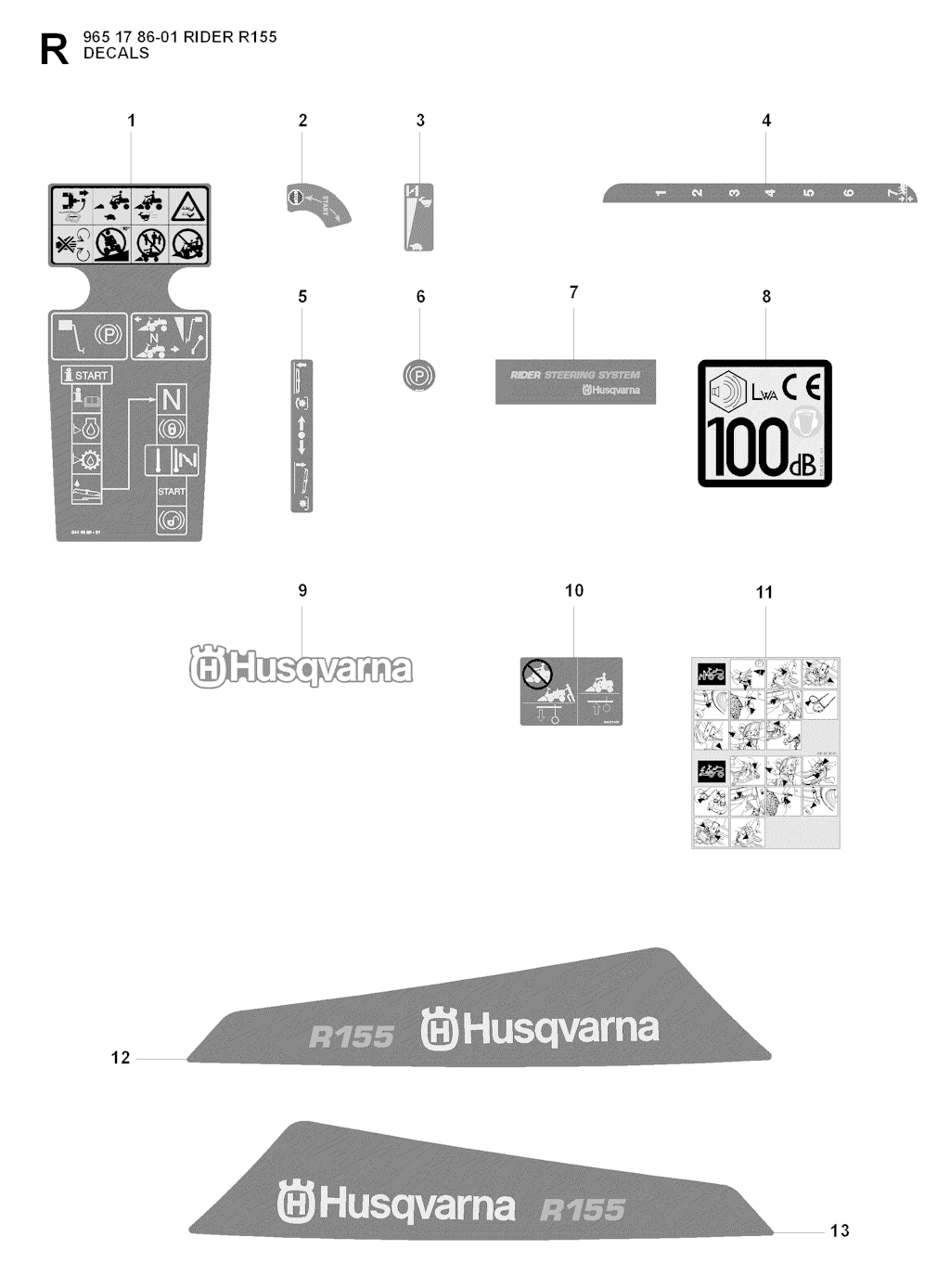 Explosionszeichnung Ersatzteile