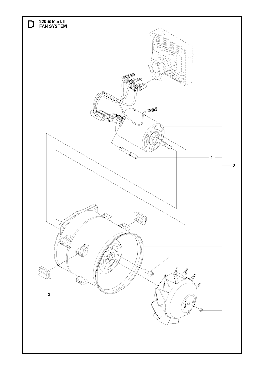 Explosionszeichnung Ersatzteile