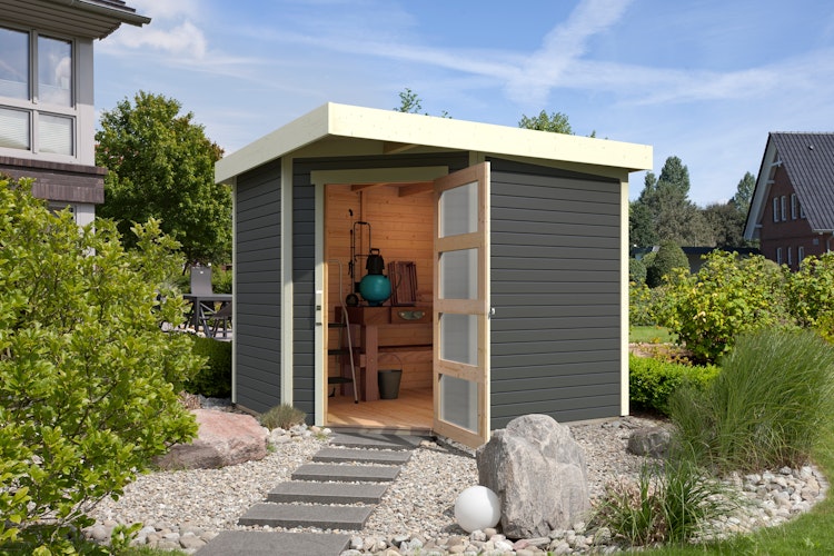 Karibu Woodfeeling Gartenhaus Schwandorf 3/5 - 19 mm