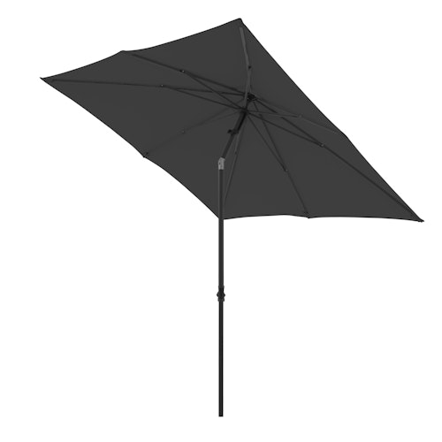 Derby Mittelsmastschirm BASIC 210 x 210 Push up, Aluminium Anthrazit / 100 % Polyester 180 g/m²