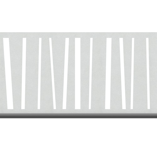 Traumgarten SYSTEM Dekorprofil LINEA Silber