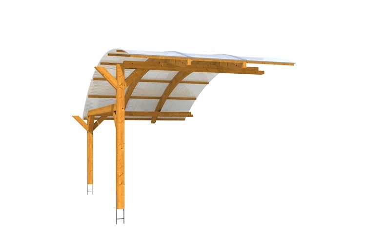 Skan Holz Schwaben Carport-Stellplatzerweiterung aus Leimholz Breite 299cm