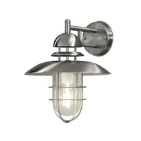 Konstsmide Wandleuchte Sorrento, Edelstahl, klares Glas (7319-000)