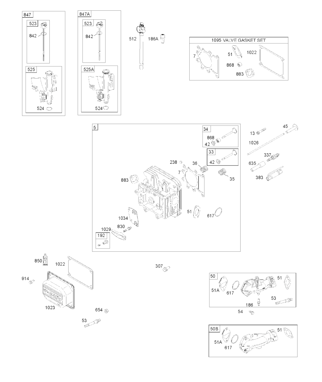 Explosionszeichnung Ersatzteile