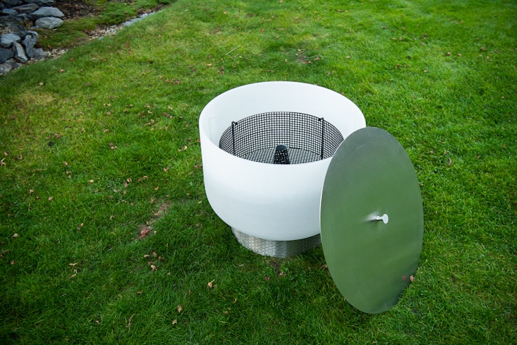 QFlame Feuerschale Set Basket Stainless Steel