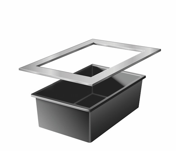 Ubbink Quadra InoxFrame Edelstahlrahmen für Wasserbecken Quadra C1 und C3