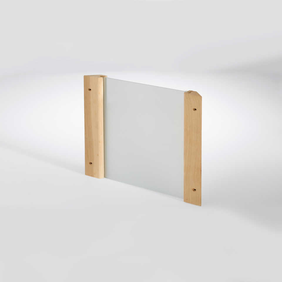 Infraworld Eckblendschirm Design für Sauna Fichte/Linde