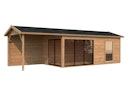 Vorschaubild Palmako Gartenhaus Amanda 17,1 +7,8 m² Slide - 44 mm