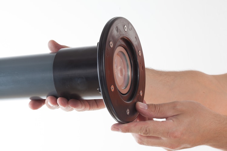 Heissner Beckenwanddurchführung/Anschlussflansch 75mm (Z928-00)