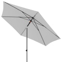 Vorschaubild doppler Mittelmastschirm myZONE 300 Push up, Aluminium Anthrazit / 100 % Polyester 180 g/m²