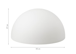 8 seasons design LED-Dekoleuchte Shining Sunrise 50 cm (RGB)