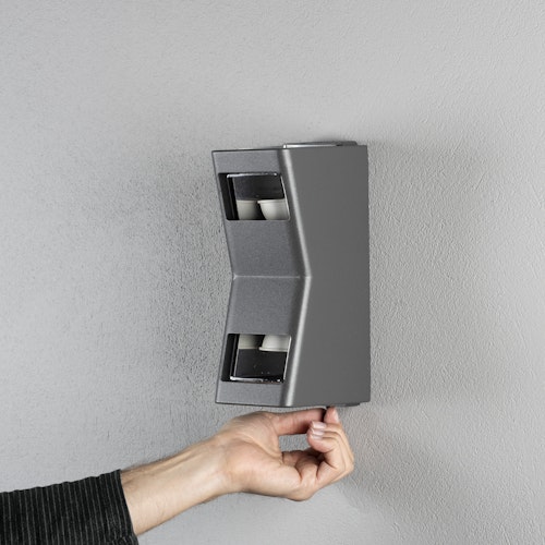 Konstsmide Wandleuchte Potenza, Aluminium, versch. Farben