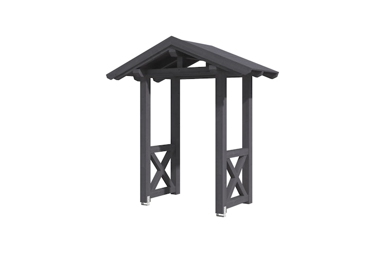 Skan Holz Satteldach Vordach Einzeltür Siegen