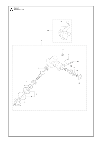 Husqvarna Rasentrimmer 967688101 535LK Kombi-Trimmer