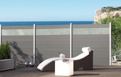 TraumGarten System Alu Classic Einzelprofile Silber