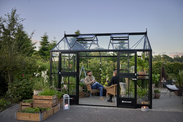 Juliana Gewächshaus Jubii 10,9 m² inkl. gratis Fundamentrahmen im Wert von 449 €