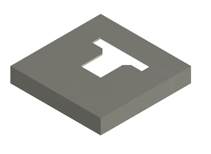 Osmo Pfostenanker-Abdeckung Typ D zum Einbetonieren