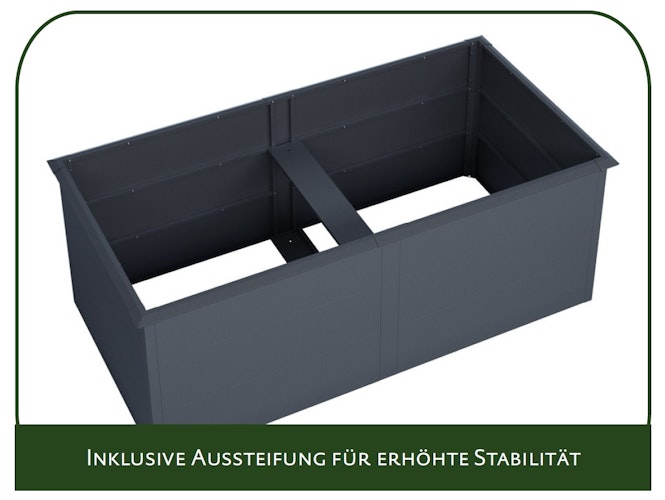 KGT Hochbeet UrbanGrow XL - B 199 x T 99 x H 78 cm