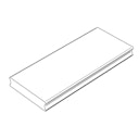 Vorschaubild OSMO Terrassendiele Thermoholz Esche -glatt / glatt für SenoFix 21 x 105 mm