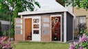Vorschaubild Karibu Mittelwand-Gartenhaus Schönbuch 1 - 38 mm