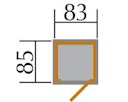 Vorschaubild Weka 14 mm Garten- und Terrassenschrank 351/357 mit Satteldach