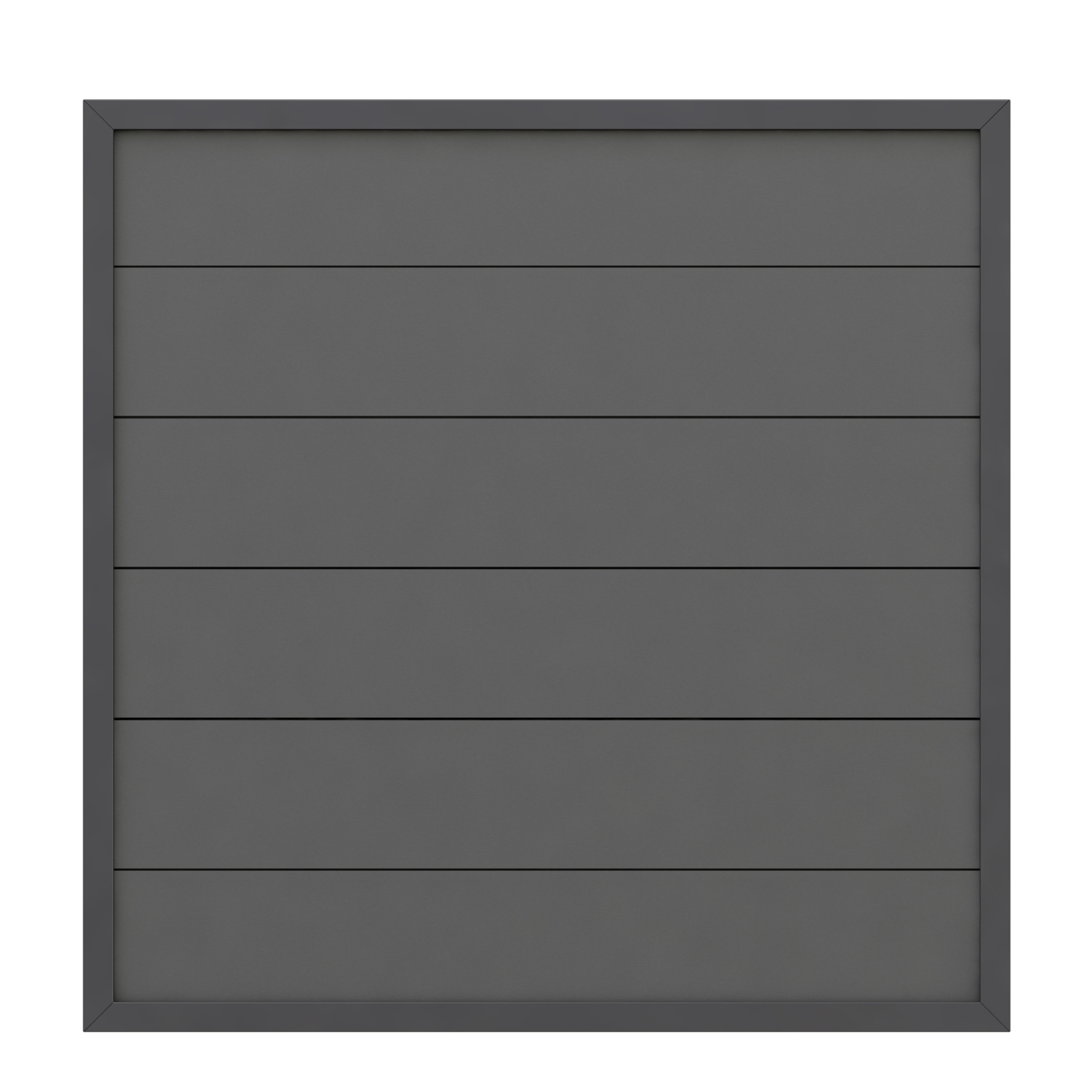 TraumGarten DESIGN WPC Alu anthrazit 180 x 180