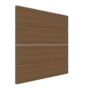 Vorschaubild NewTechWood Deluxe Vintage WPC-Terrassendiele Hohlkammer Teak  23 x 138 mm