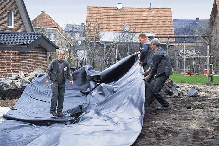 Oase Teichfolie OaseFol EPDM - 60,96 m Länge - ganze Rolle