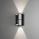Vorschaubild Konstsmide Wandleuchte Vidar, LED 2x5W, schwarz/silber, dimmbar (425-753)