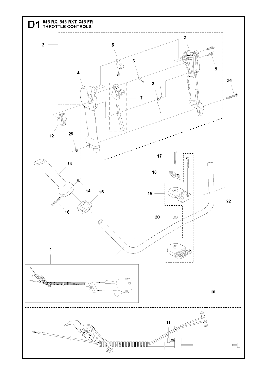 Explosionszeichnung Ersatzteile