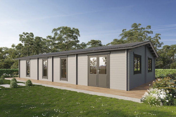 Wolff Finnhaus Ferienhaus Wachan 108 - 70 mm