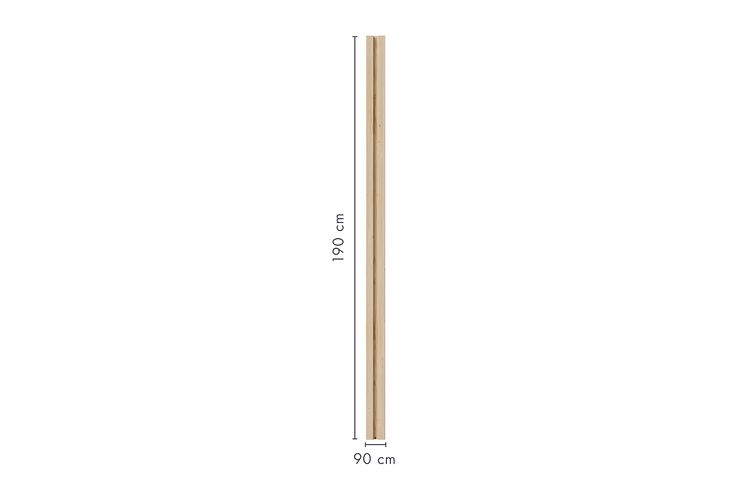 Karibu Sichtschutzzaun Eckpfosten 90 x 90 x 1900 mm Nordische Fichte