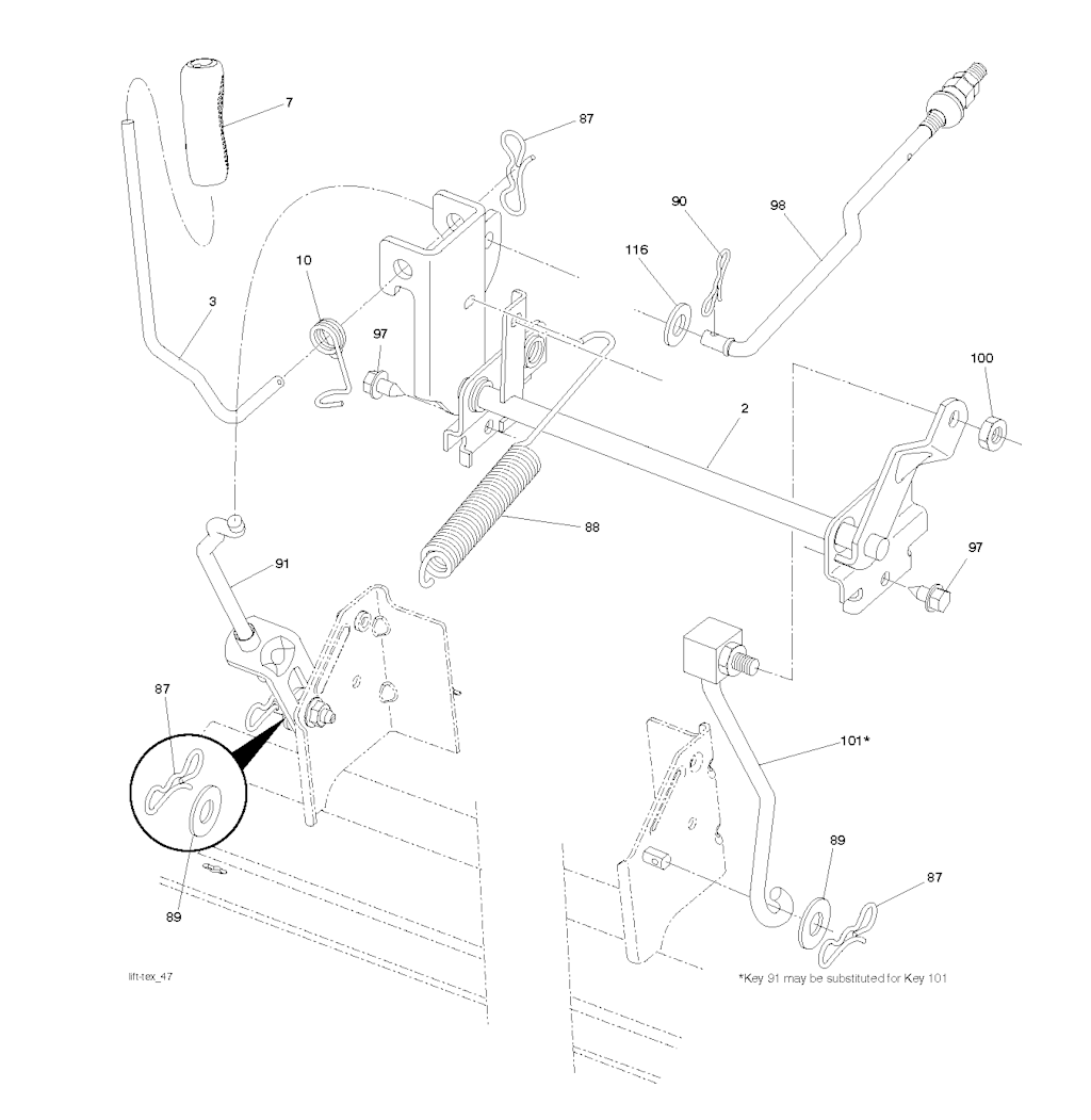 Explosionszeichnung Ersatzteile