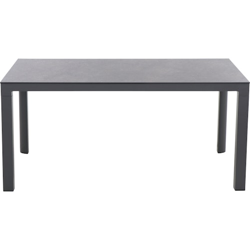 Siena Garden Dining Tisch SILVA, Aluminium Anthrazit / HPL Titan - Abverkauf