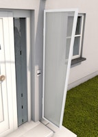 Gutta Seitenblende B1 Stegplatte klar / bronce