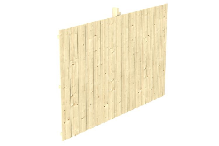 Skan Holz Rückwand für Leimholz Einzel- Carports - Deckelschalung