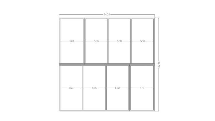 Bertilo Gerätehaus Osterbek 1/2/3/4 - 19 mm