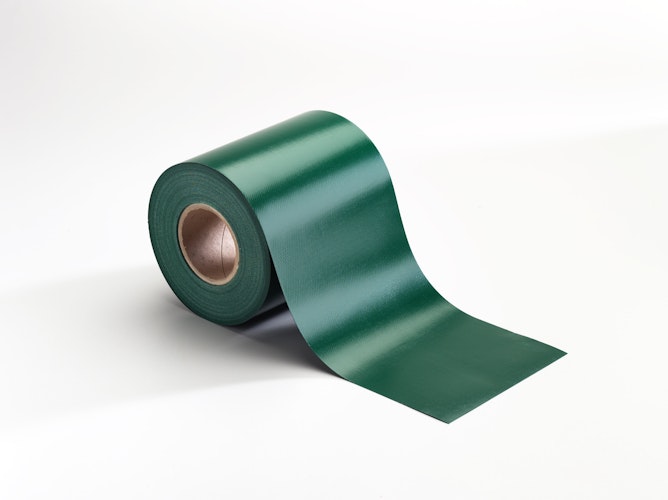 T&J BLICKDICHT Farbstreifen 35m Rolle inkl. Klemmschienen