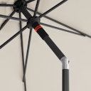 Vorschaubild doppler Mittelmastschirm myZONE 300 Push up, Aluminium Anthrazit / 100 % Polyester 180 g/m²